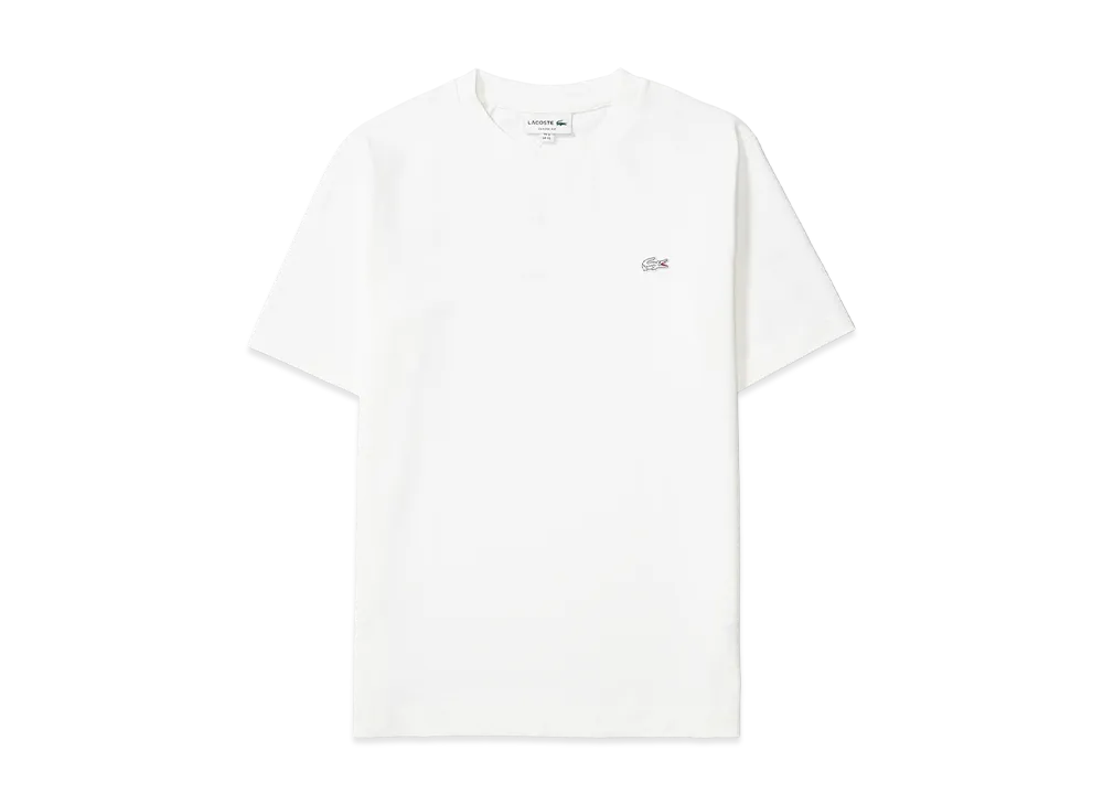 ラコステ クルーネックショートスリーブTシャツ "ホワイト"