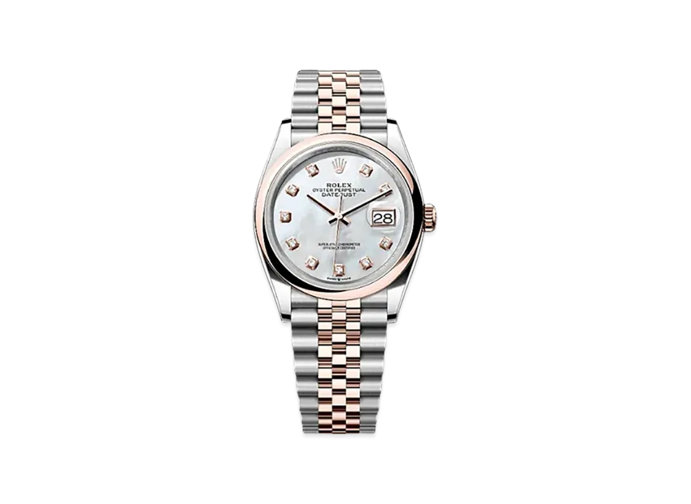 ROLEX Datejust 41 Oystersteel & Yellow Gold "White"