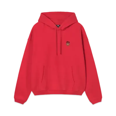 Stussy Relaxed Oversized Hoodie "Red"
