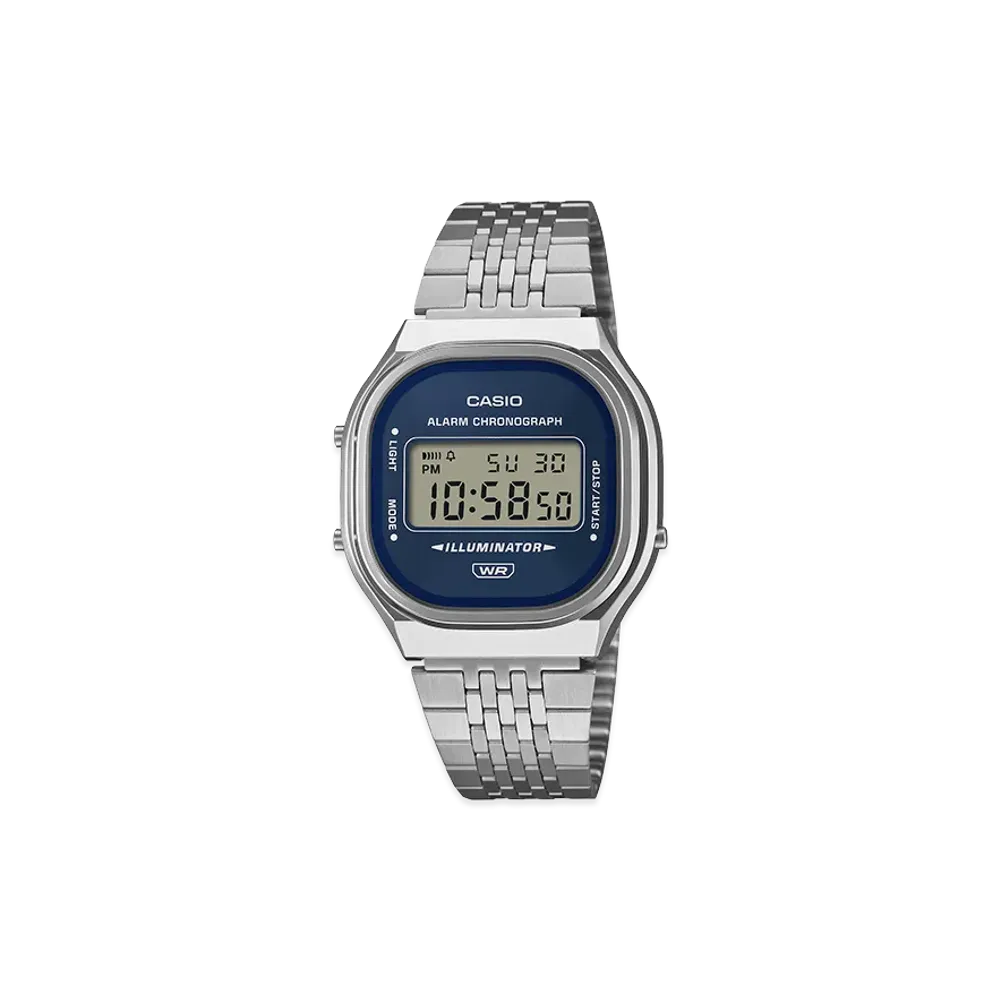 Casio A140WE-2AJF "Silver/Blue"