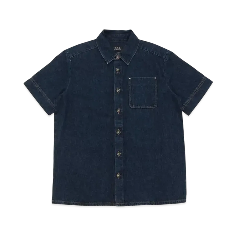 A.P.C. Chemisette "Washed Indigo"