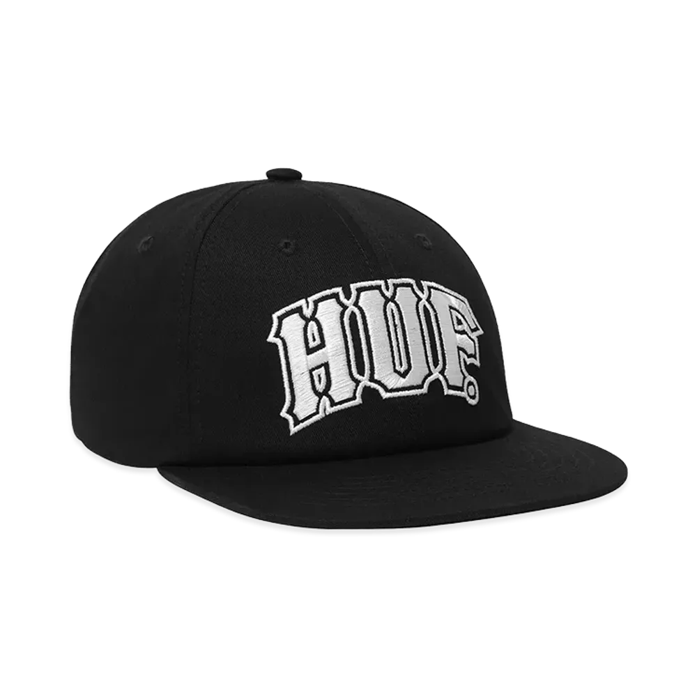 HUF Classic Arch Snapback "Black/White"