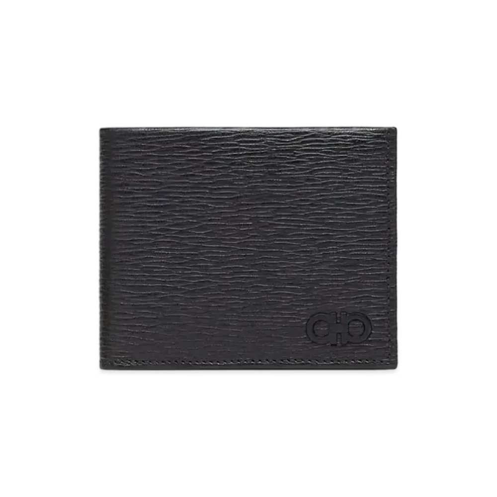 Salvatore Ferragamo Bi-Fold Wallet "Black/Rain"