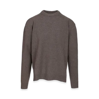 Rick Owens Crew Neck Sweater "Beige"