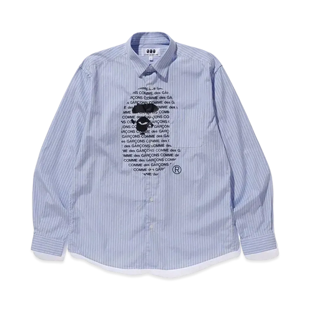 A BATHING APE / Comme des Garcons Shirt "Blue"