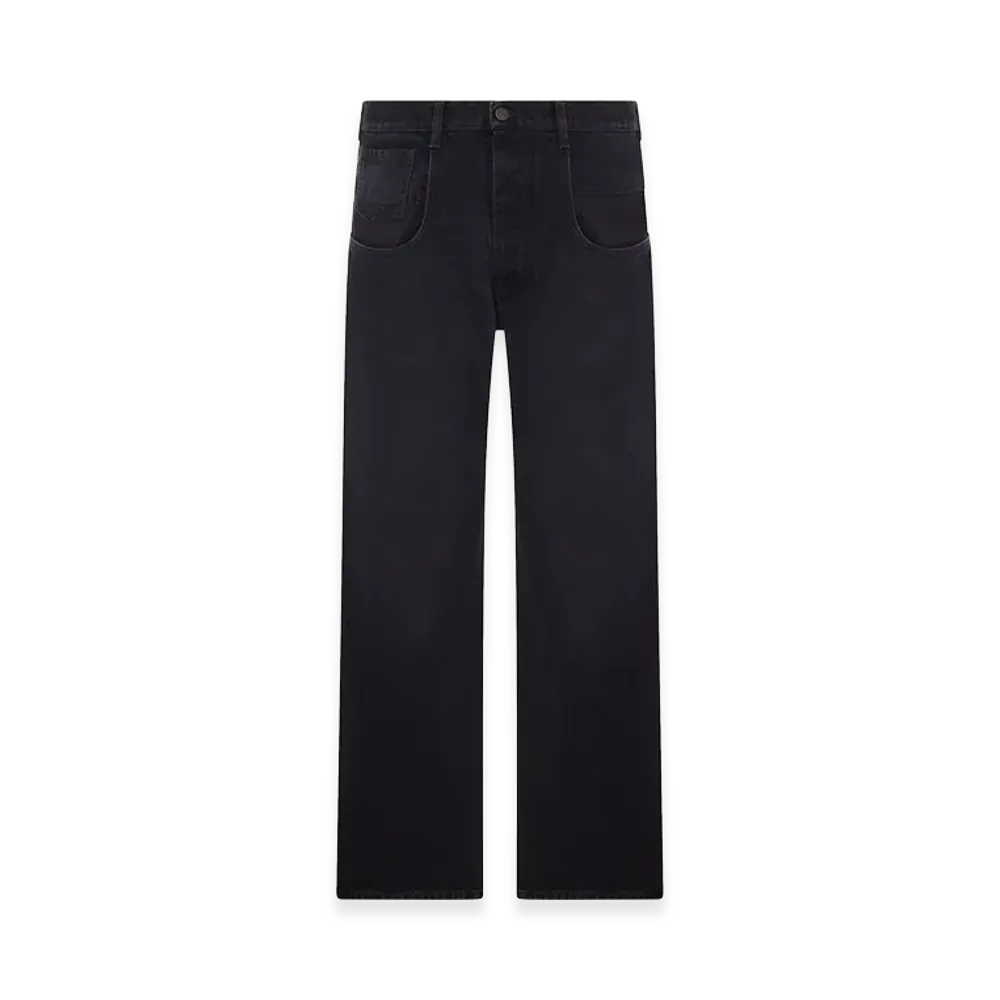 Maison Margiela Straight Leg Jeans In Cotton Denim "Black"