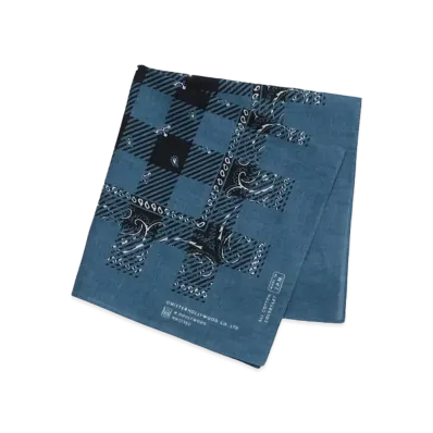 N.HOOLYWOOD Bandana "Black x Blue"