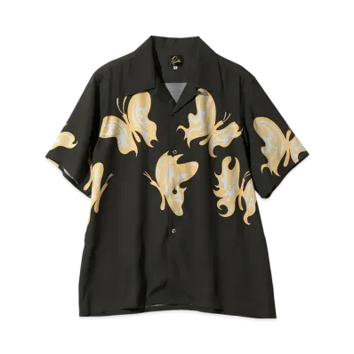 NEEDLES x KAE TANAKA S/S One-Up Shirt KT Papillon "Black"