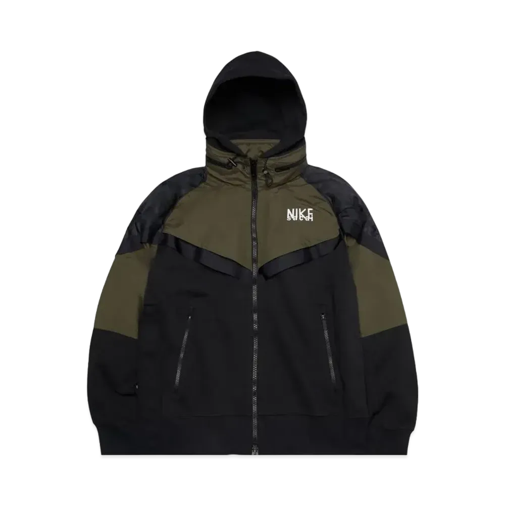 Nike x sacai Men's Full Zip Parker "Khaki"