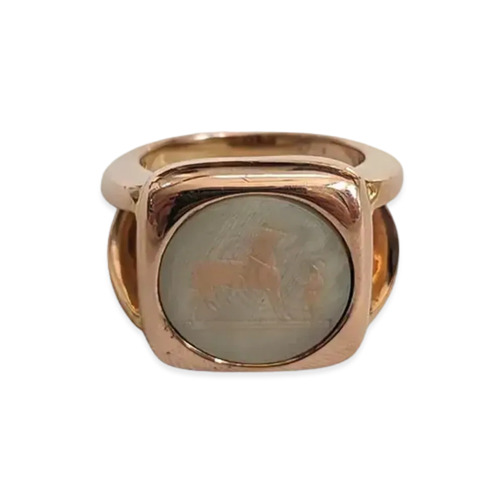 Hermes Corozo Ring "Rose Gold/Pink/Metal"