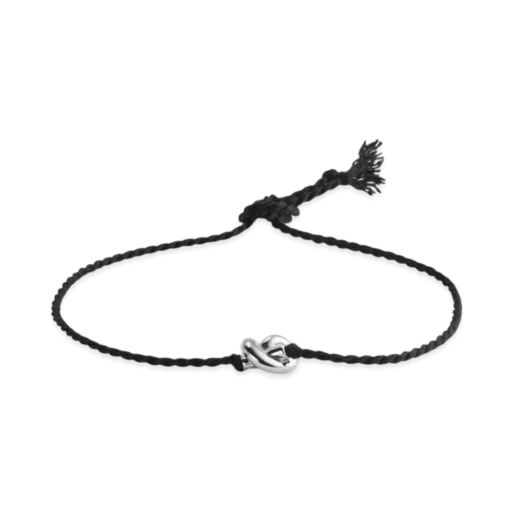 Bottega Veneta Friendship Bracelet "Black"
