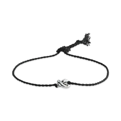 Bottega Veneta Friendship Bracelet "Black"