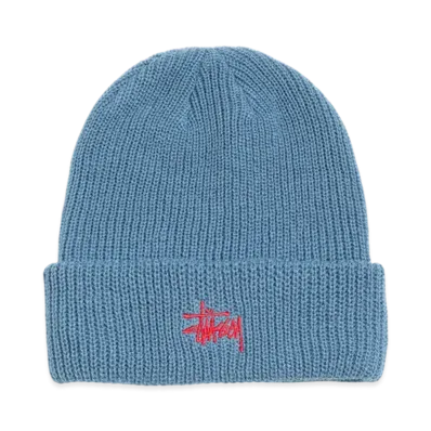 Stussy Basic Stussy Cuff Beanie "Slate Blue"