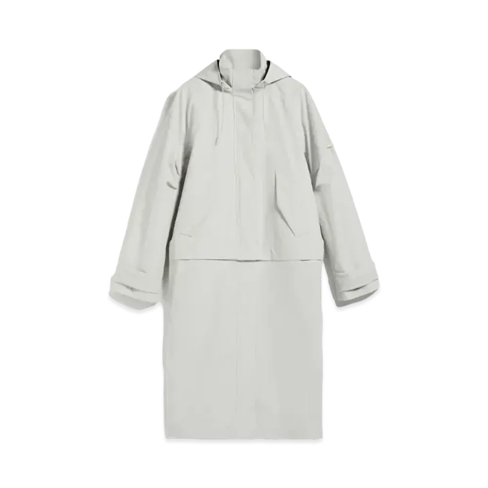 Max Mara Aetere Technical Fabric Module Parka "Stone"