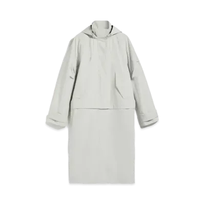 Max Mara Aetere Technical Fabric Module Parka "Stone"