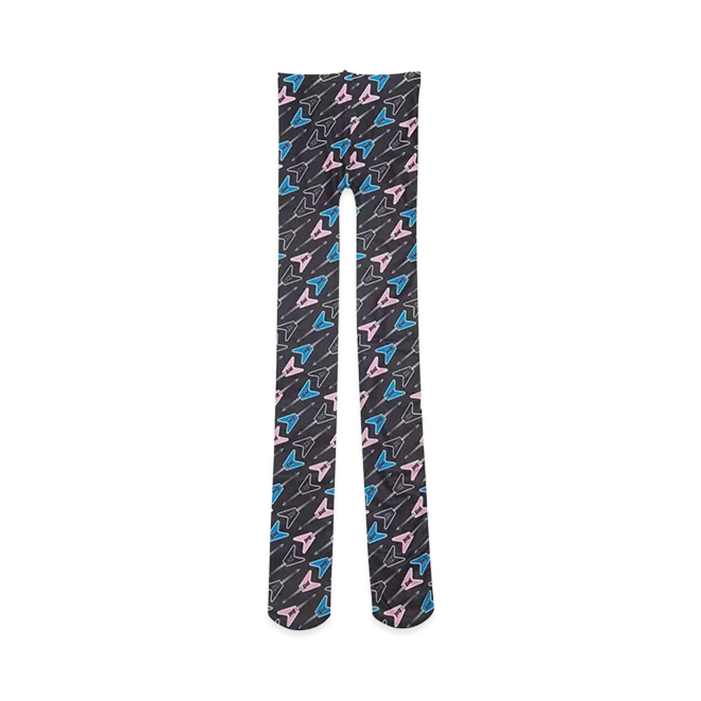 HYSTERIC GLAMOUR Women's HG FLYING V Leggings "Black"