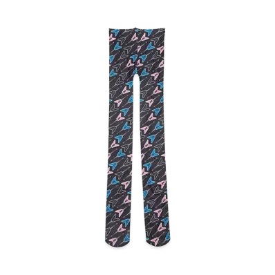 HYSTERIC GLAMOUR Women's HG FLYING V Leggings "Black"