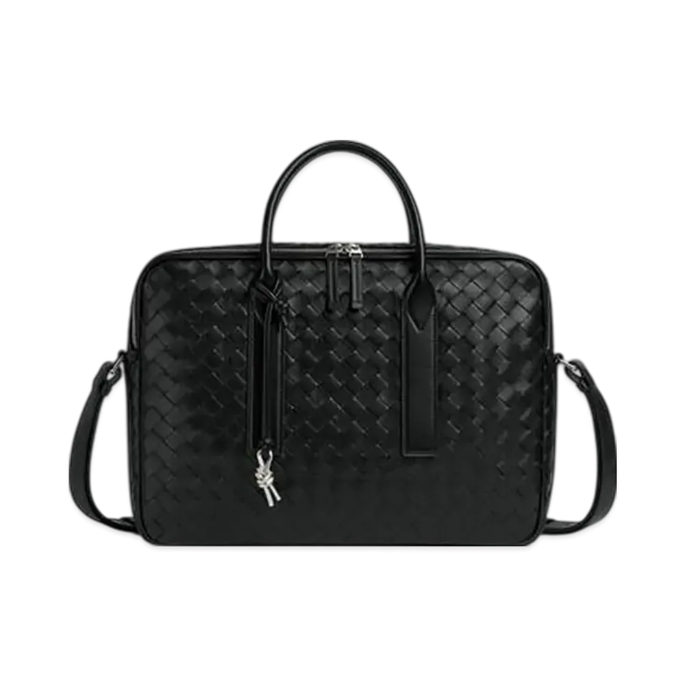 Bottega Veneta Getaway Briefcase "Black"