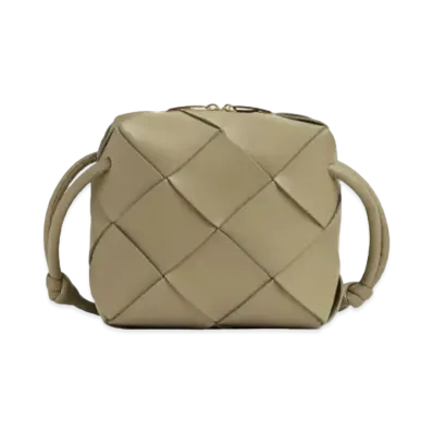 Bottega Veneta Mini Cassette Camera Bag "Taupe"