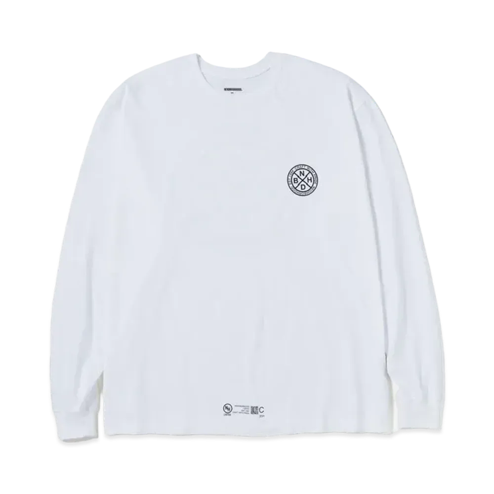 NEIGHBORHOOD NH . Tee LS-3 "White"