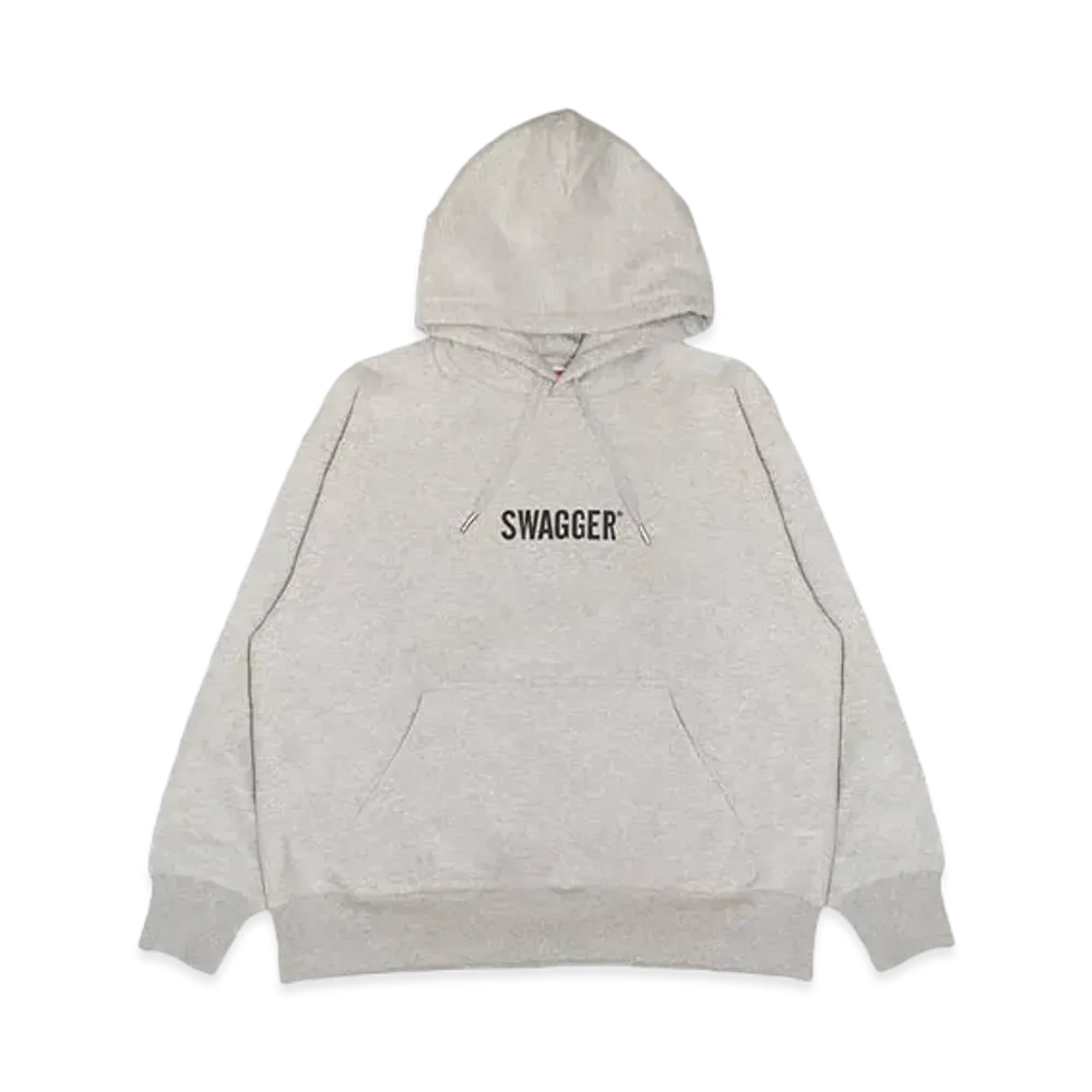 SWAGGER SWAGGER LOGO PULL HOODIE "GRAY"