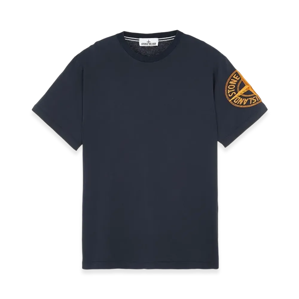 Stone Island 21578 20/1 Stitches One Embroidery T-Shirt - 23SS "Navy Blue"