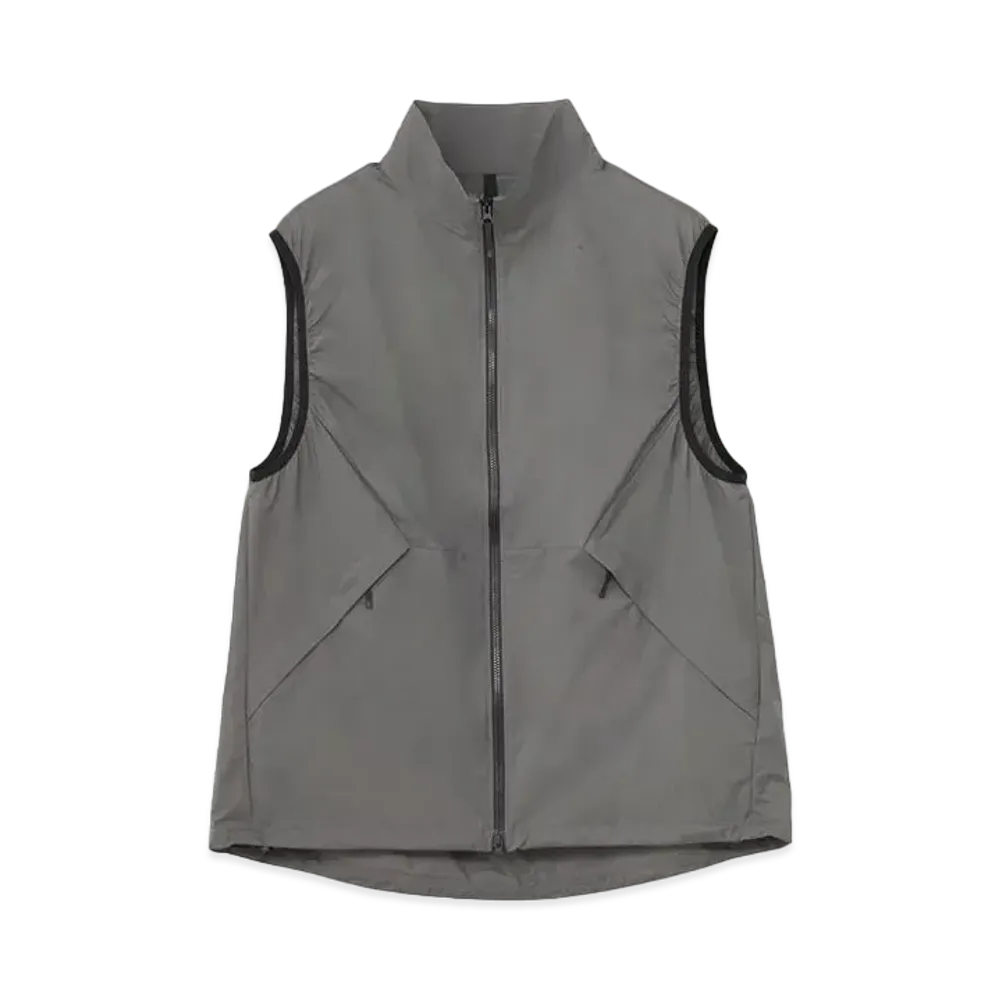 Goldwin Pertex Equilibrium Half Zip Vest (Unisex) "Shadow Gray"