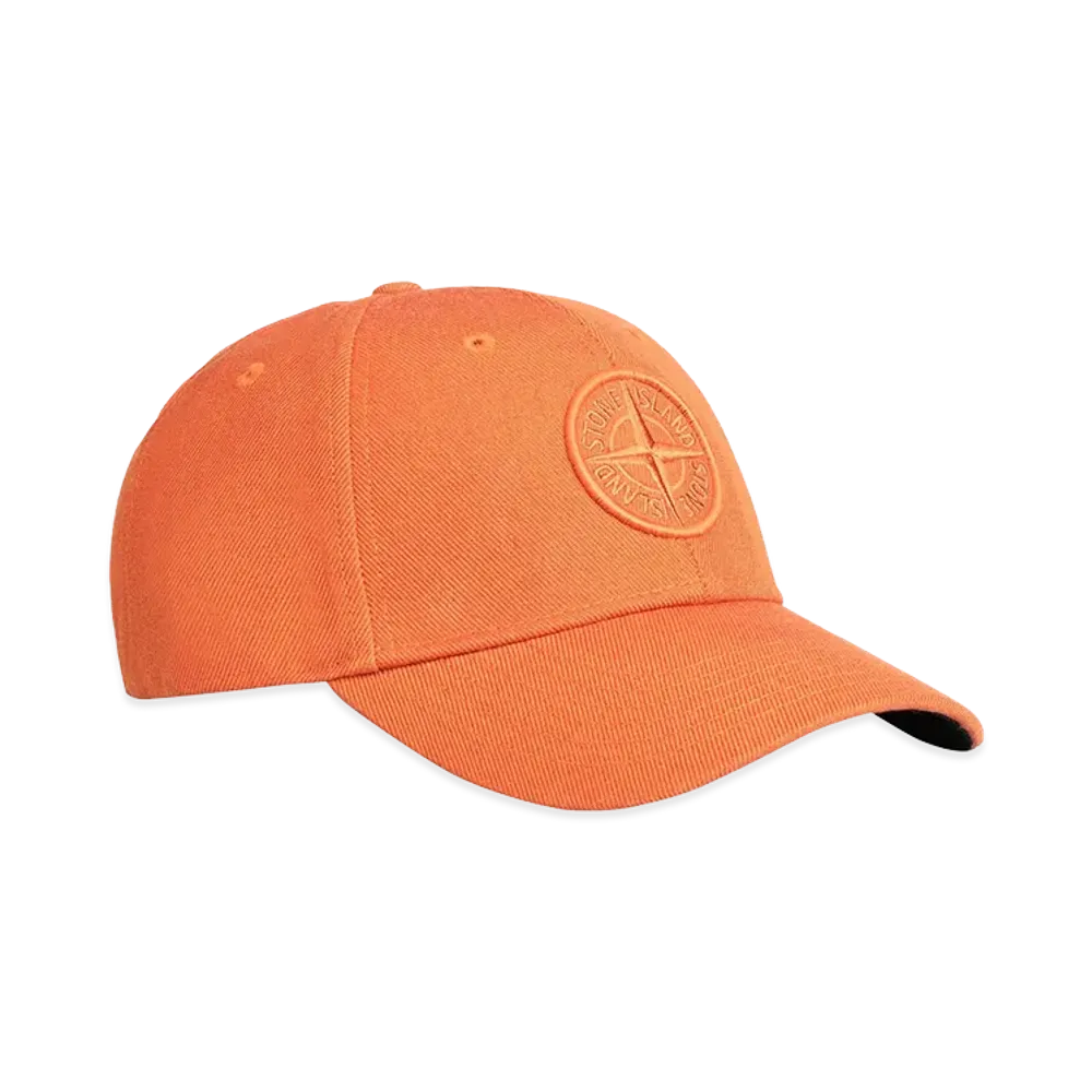 Stone Island Compass Logo Cap "Orange"