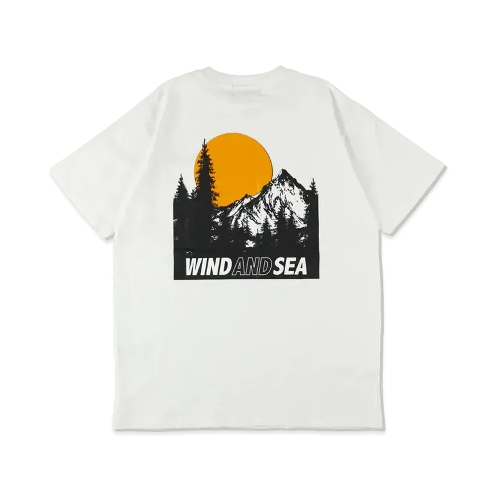 WIND AND SEA Mountain Range Pocket S/S T "White"
