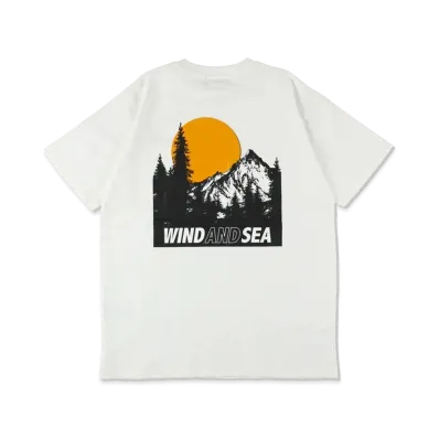 WIND AND SEA Mountain Range Pocket S/S T "White"