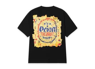 HUF x ORION Draft Tee "Black"