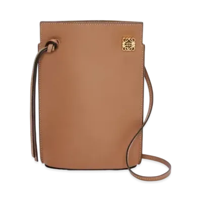 LOEWE Dice Pocket In Classic Calfskin "Tan"