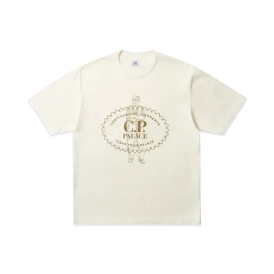 PALACE x C.P. Company Heavy T Shirt "White"