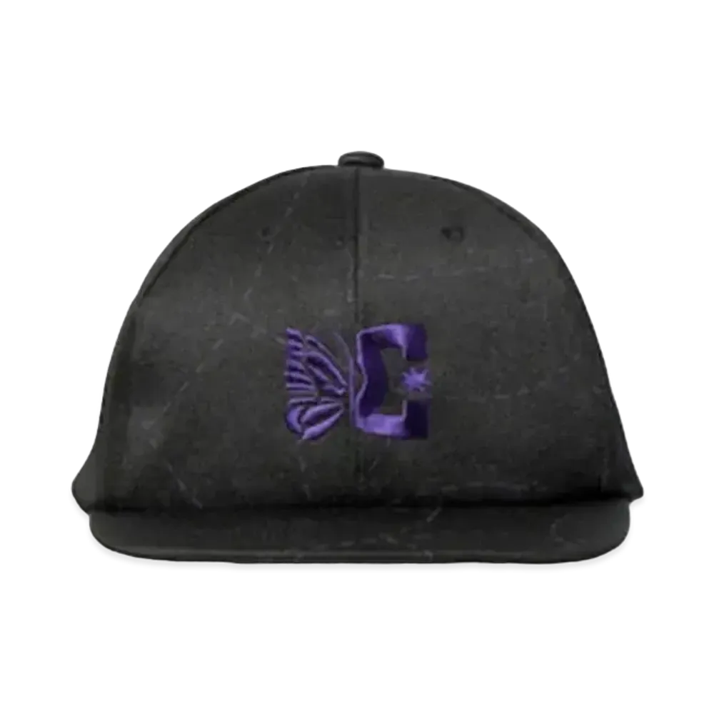 Needles x DC SHOES Baseball Cap - Poly Smooth / Printed "Black"
