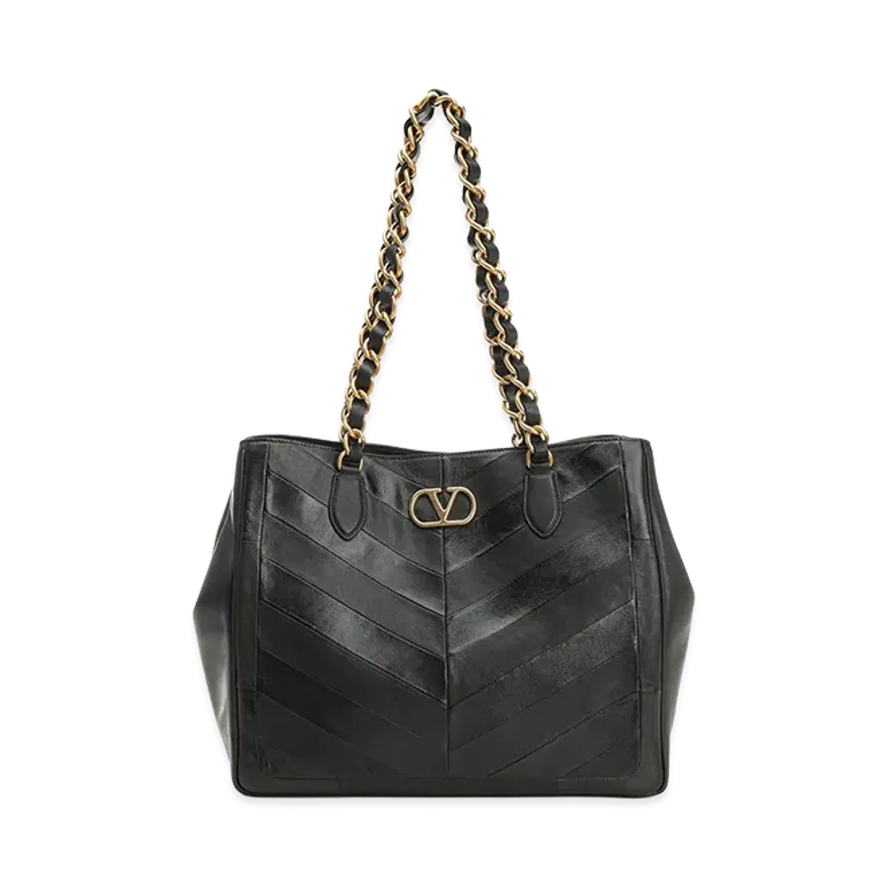 Valentino Women's "Laseine" Shopping Bag "Black"