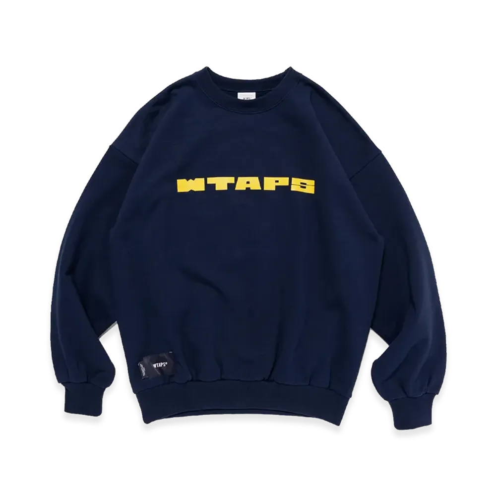 WTAPS Brick / Sweater / Cotton "Navy"