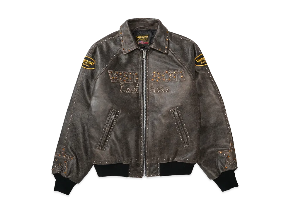 Supreme x B.B. Simon Vanson Leathers Jacket "Brown"