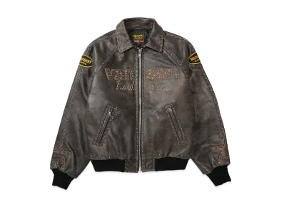 Supreme x B.B. Simon Vanson Leathers Jacket "Brown"