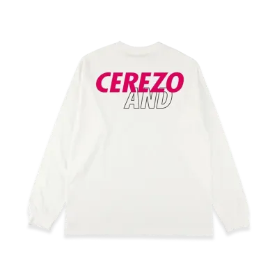 WIND AND SEA x J.LEAGUE CEREZO L/S Tee "White"
