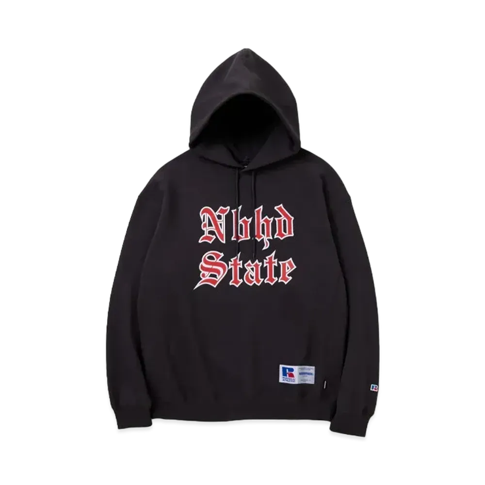 NEIGHBORHOOD NH X Russell Athletic . Sweatparka LS "Black"