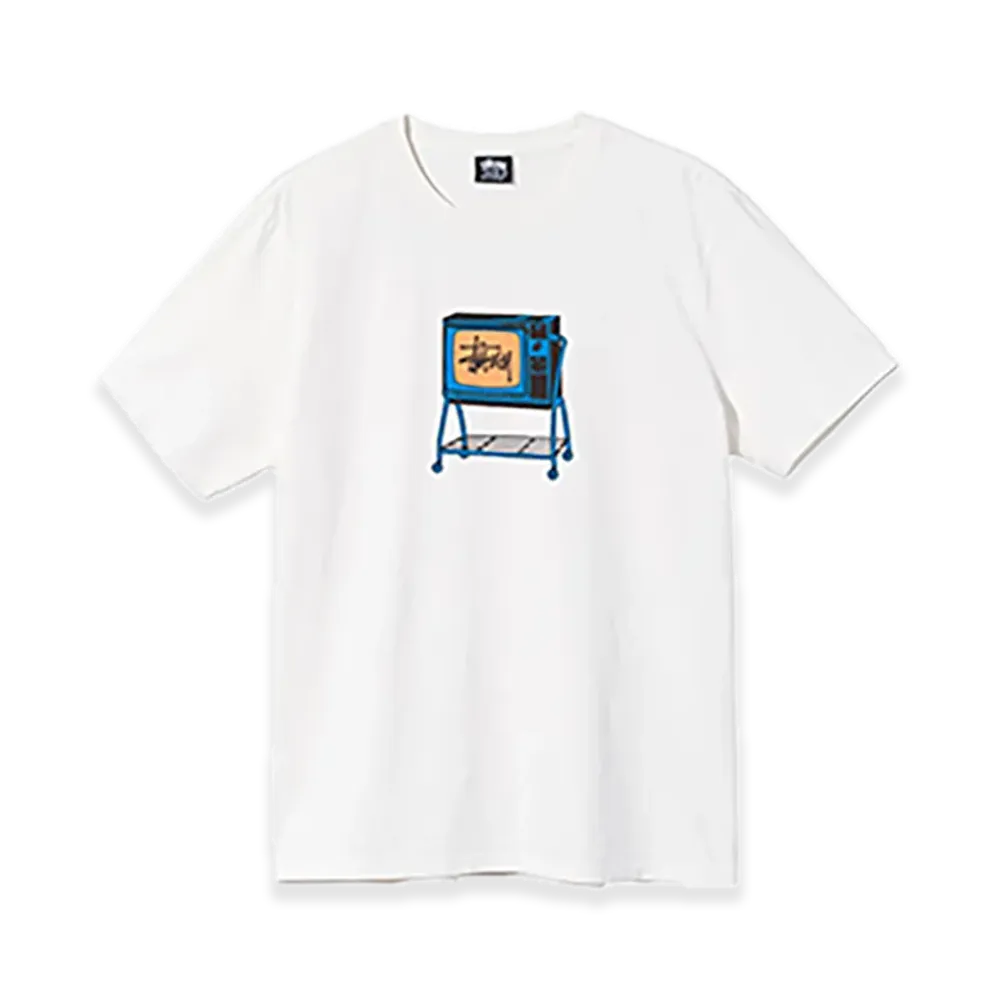 Stussy Rolling TV Pigment Dyed Tee "Natural"