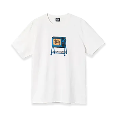 Stussy Rolling TV Pigment Dyed Tee "Natural"