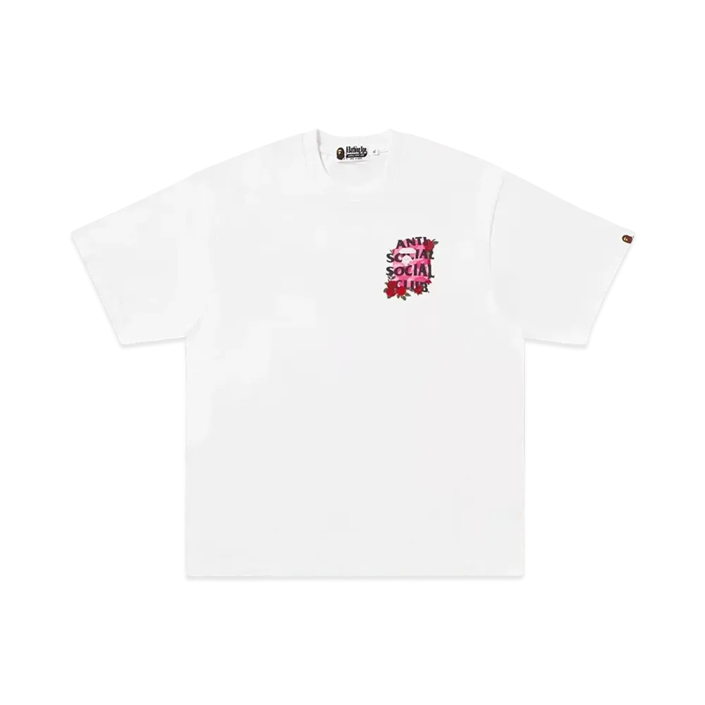 A BATHING APE x ANTI SOCIAL SOCIAL CLUB Assc Tee #3 "White"