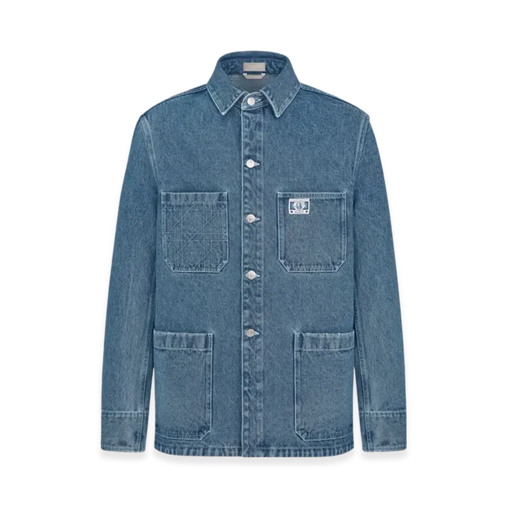 Dior Dior Charm Overshirt Cotton Twill "Blue"