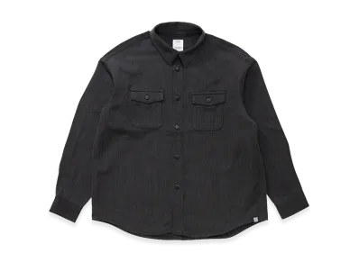 visvim Crosby Shirt S/S Jacquard "Charcoal"