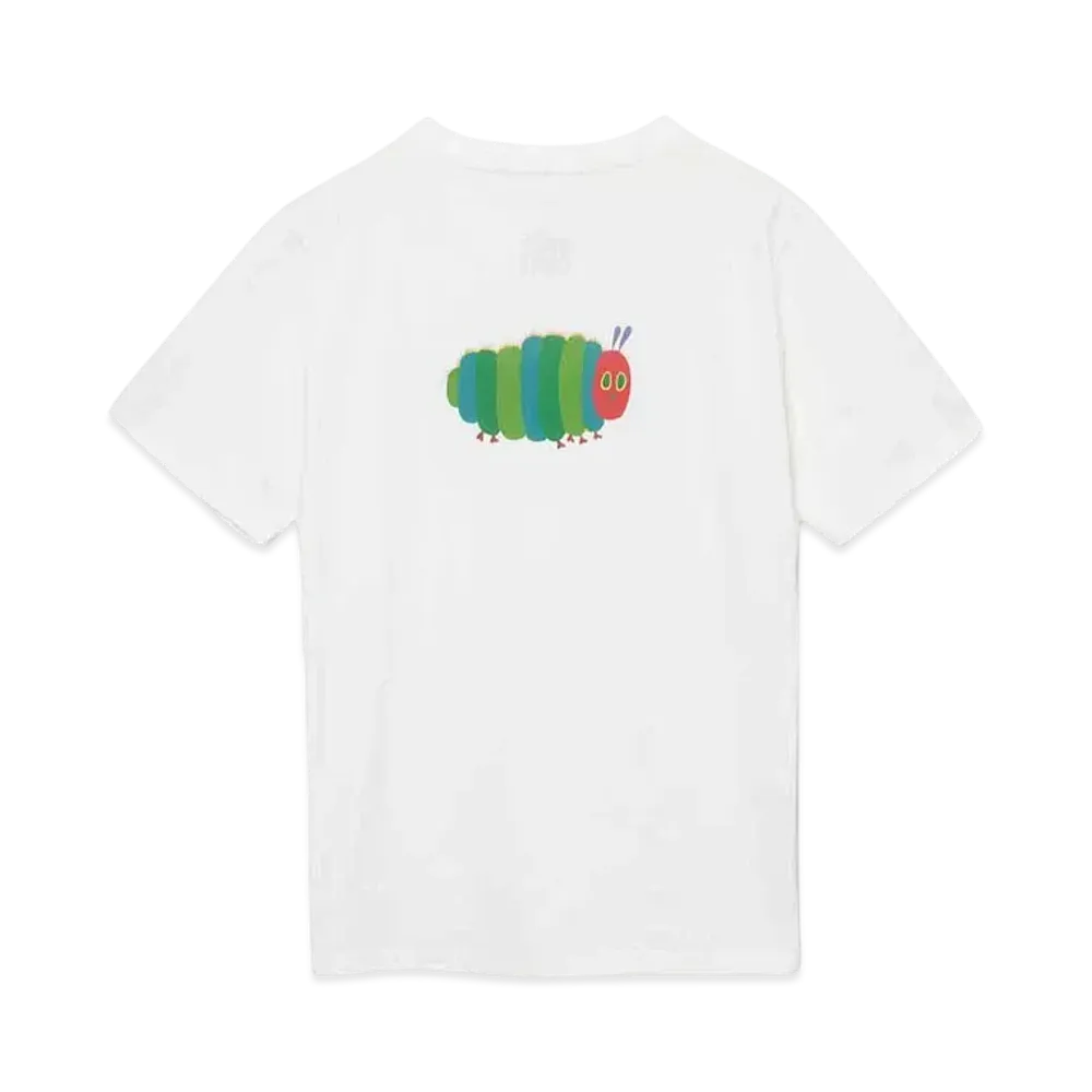 graniph x Eric Carle Fruits & Very Hungry Caterpillar T-Shirt "White"