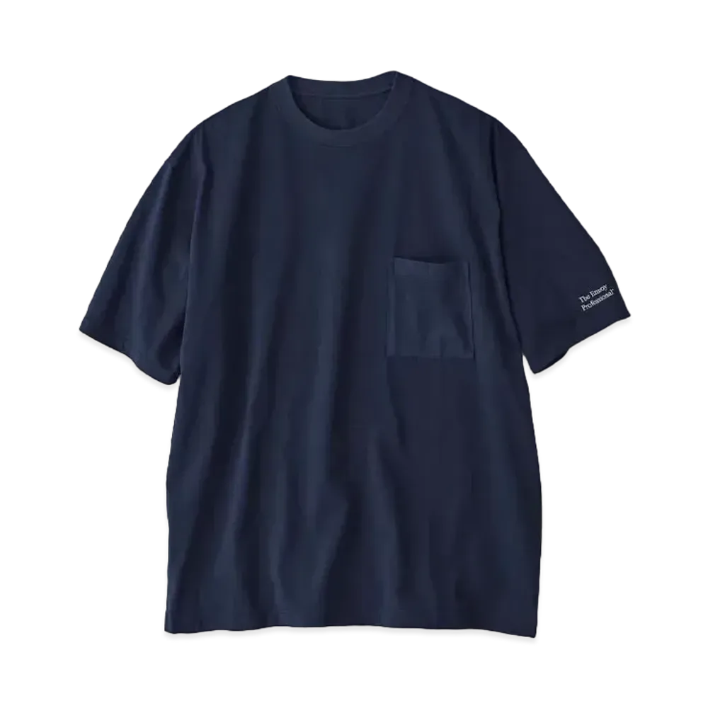 エンノイ 22SS ポケット Tシャツ "ネイビー" SS22BRENCT04NTL