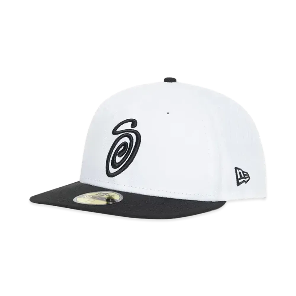Stussy Curly S New Era Cap "White"