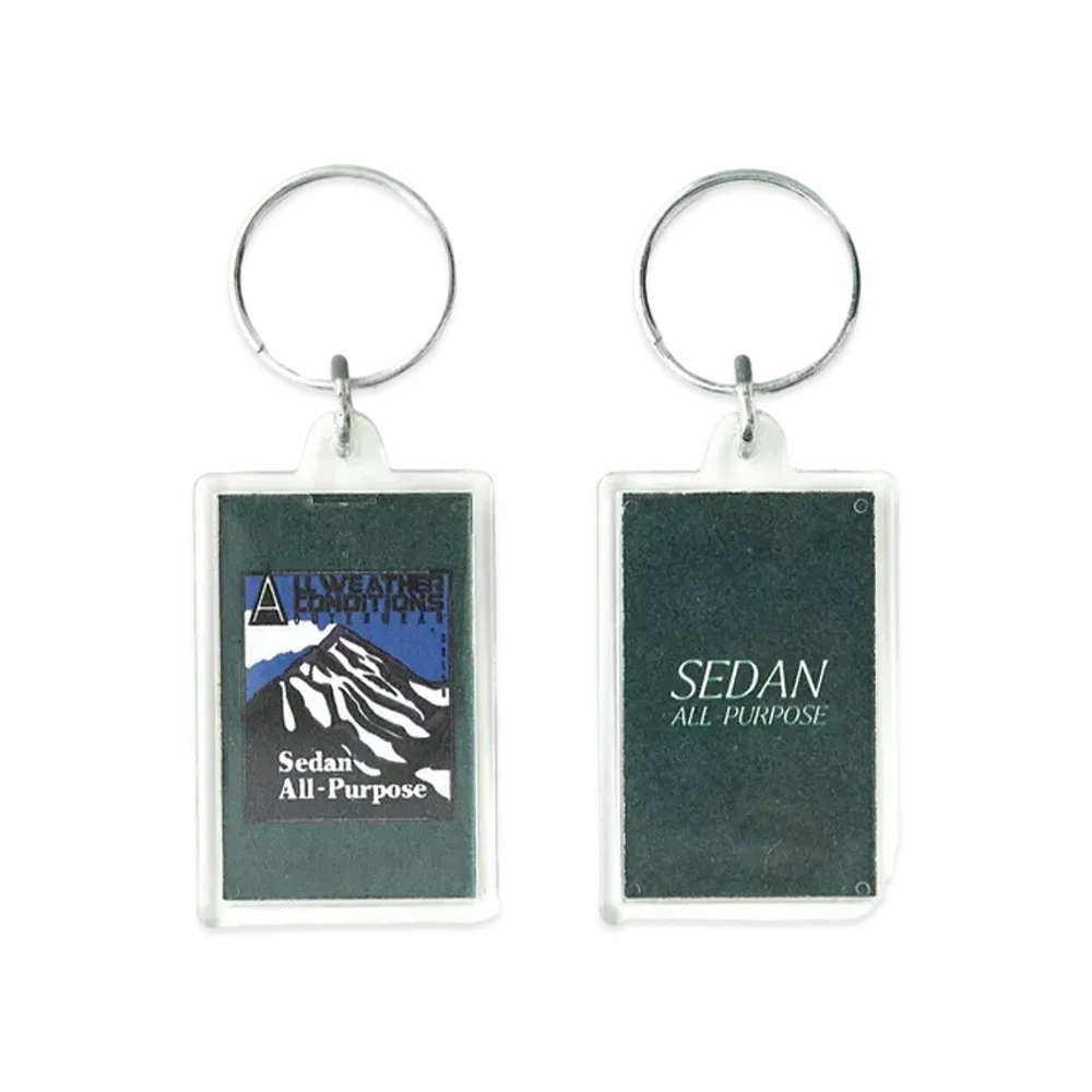 SEDAN ALL-PURPOSE OG Logo Key Tag "Green"
