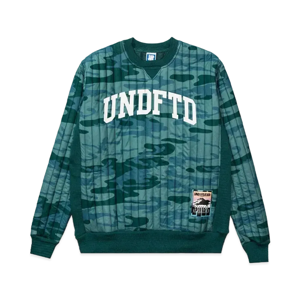 UNDEFEATED QUILTED CREWNECK - 10083 "Camo"